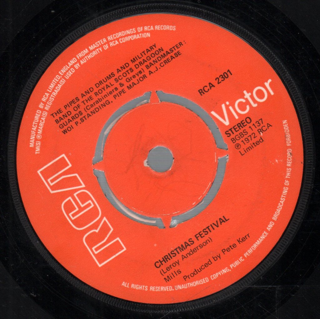 Pipes And Drums And Military Band Of The Royal Scots - Little Drummer Boy - 7 Inch