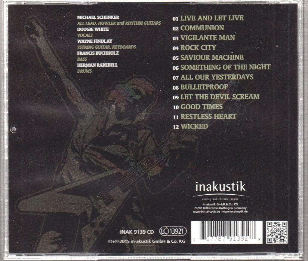 Michael Schenker - Spirit On A Mission - Cd