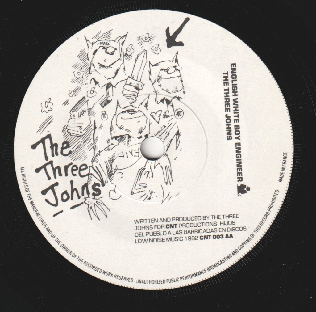 Three Johns - English White Boy Engineer - 7 Inch