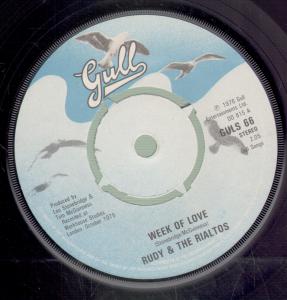 Rudy And The Rialtos - Week Of Love - 7 Inch