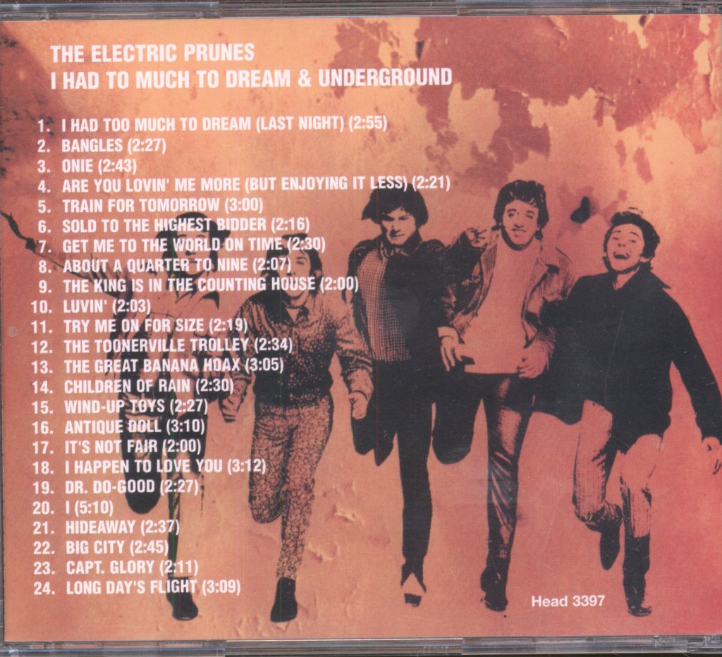 Electric Prunes - I Had Too Much To Dream & Underground - Cd