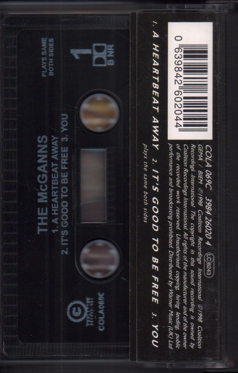 Mcganns - A Heartbeat Away - Cassette