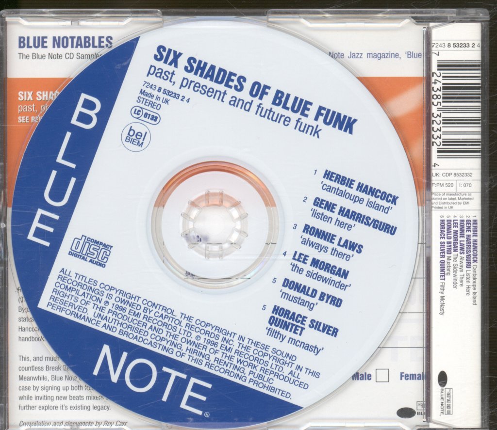 Various Artists - Blue Notables Vol. 11 : Six Shades Of Blue Funk - Past, Present And Future Funk - Cd