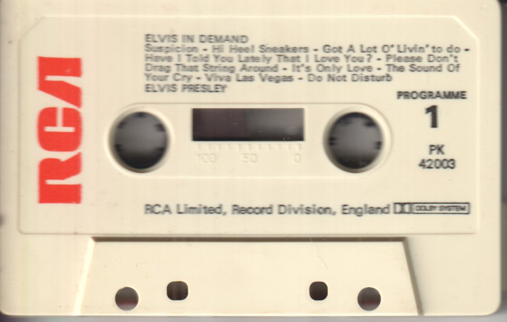 Elvis Presley - Elvis In Demand - Cassette