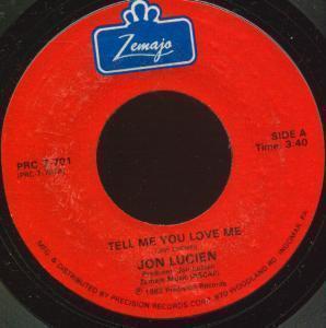 Jon Lucien - Tell Me You Love Me/How 'Bout Tonight - 7 Inch