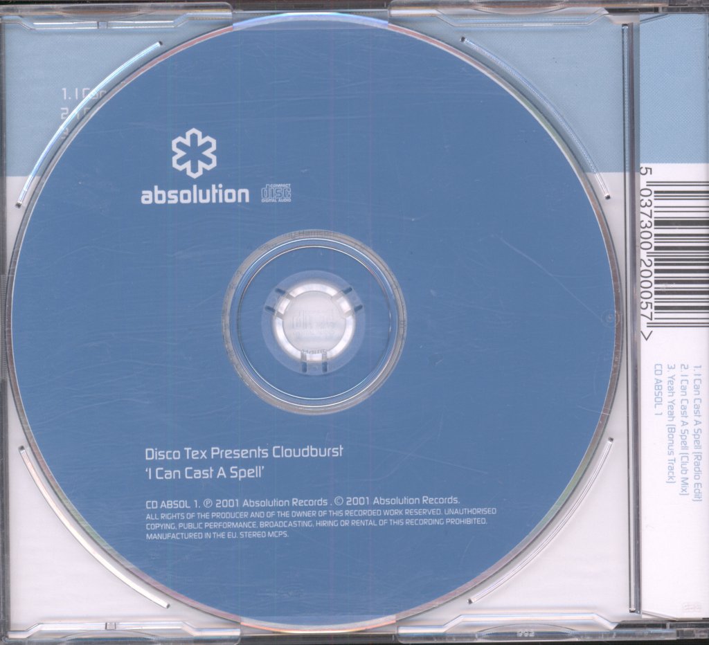 Disco-Tex Presents Cloudburst - I Can Cast A Spell - Cd