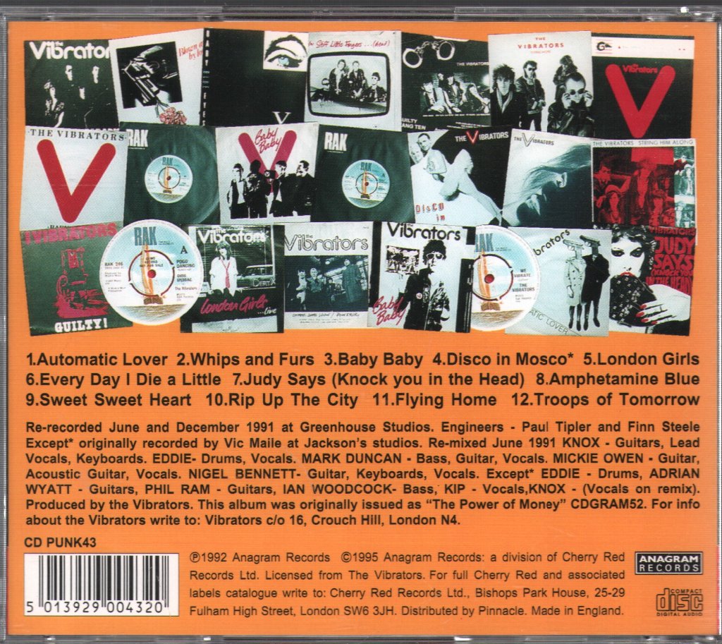 Vibrators - Best Of...The Vibrators - Cd