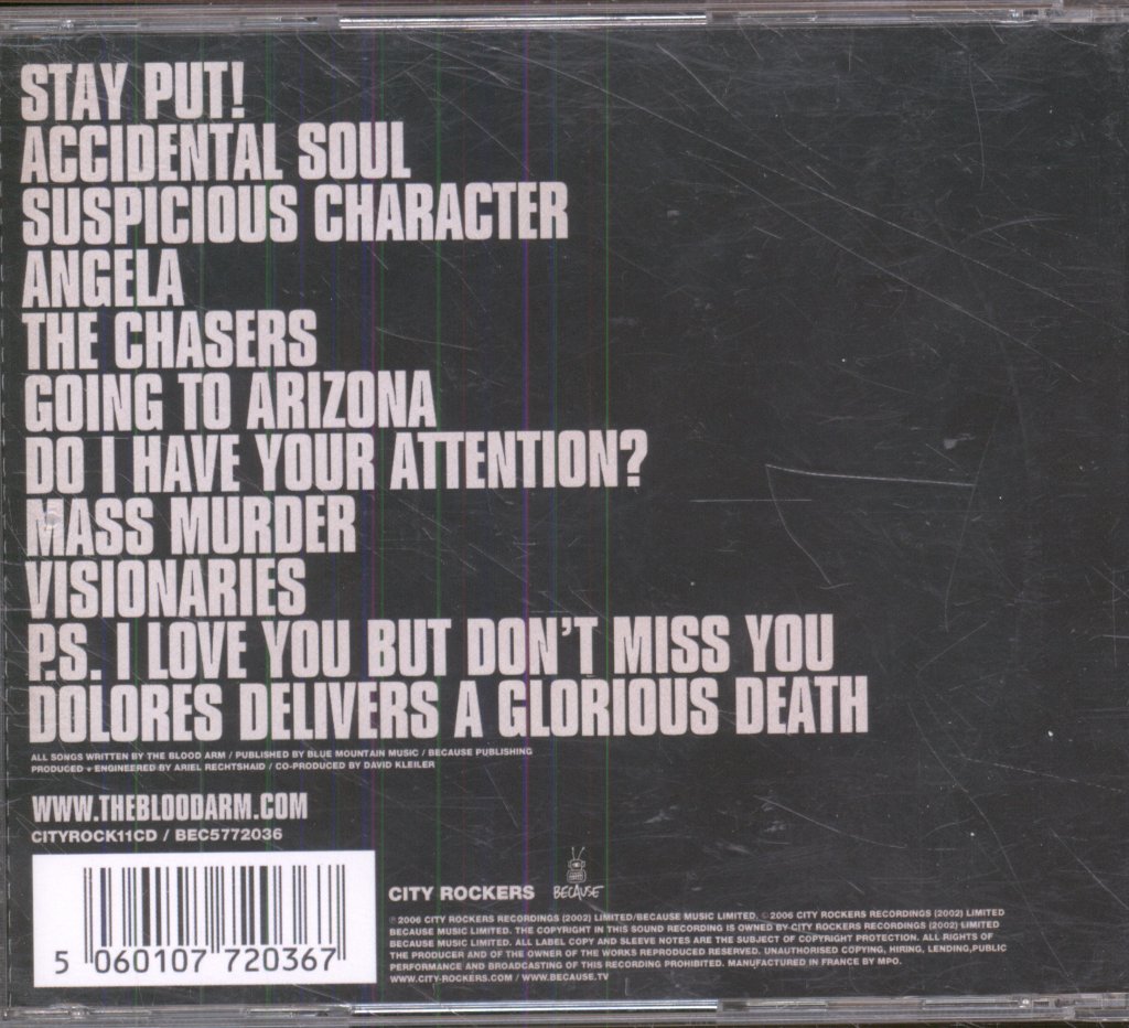Blood Arm - Lie Lover Lie - Cd