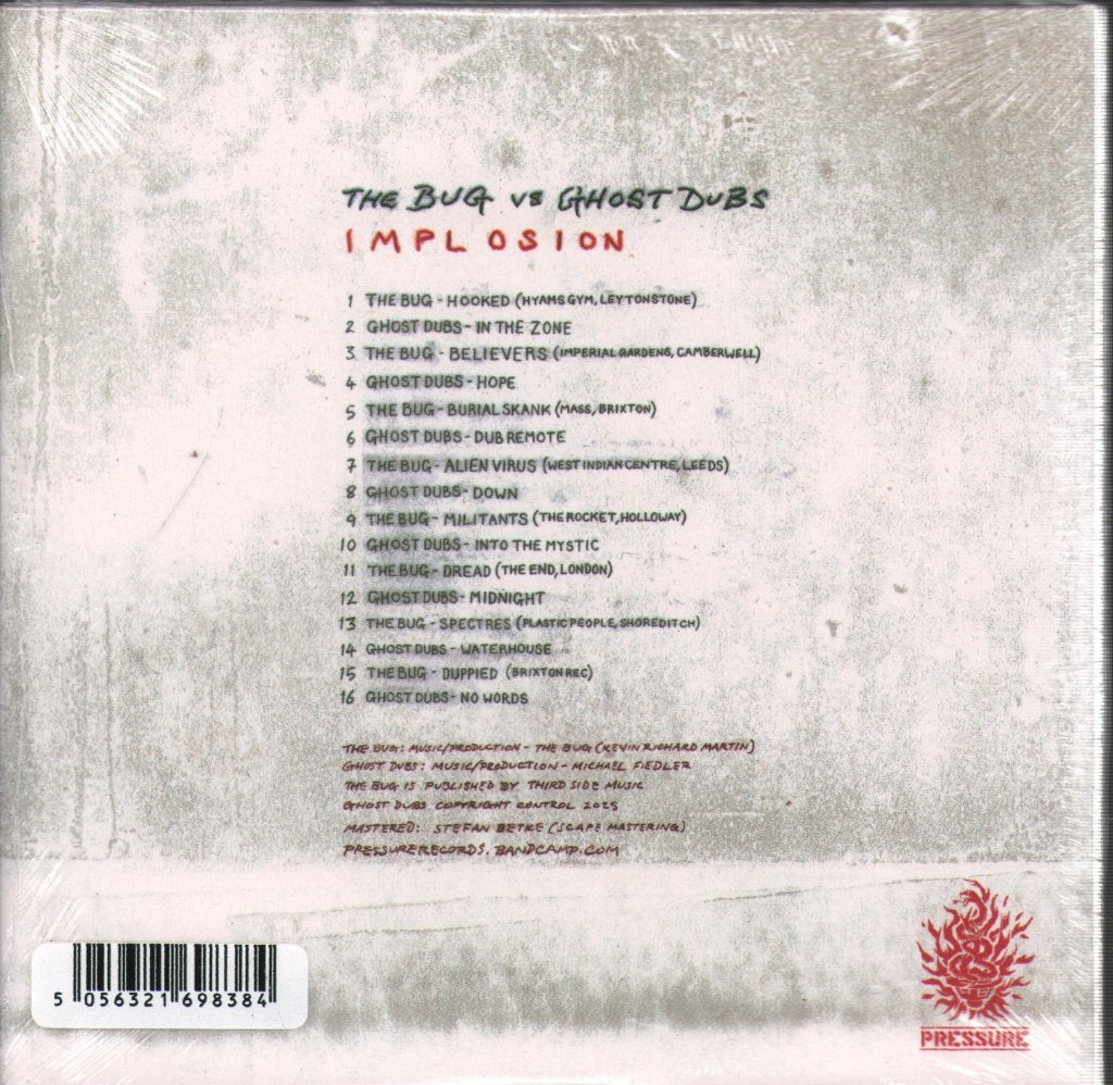 The Bug vs Ghost Dubs - Implosion - Cd
