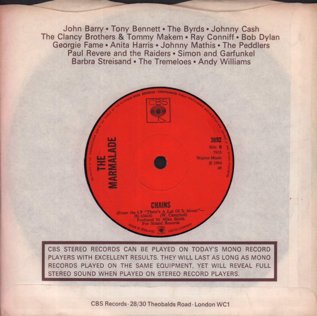 Marmalade - Ob-La-Di Ob-La-Da - 7 Inch