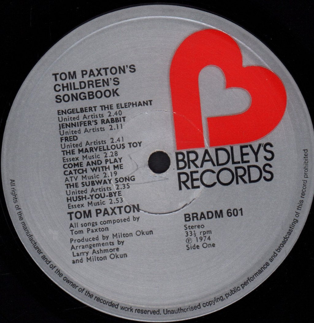 Tom Paxton - Children's Songbook - Lp