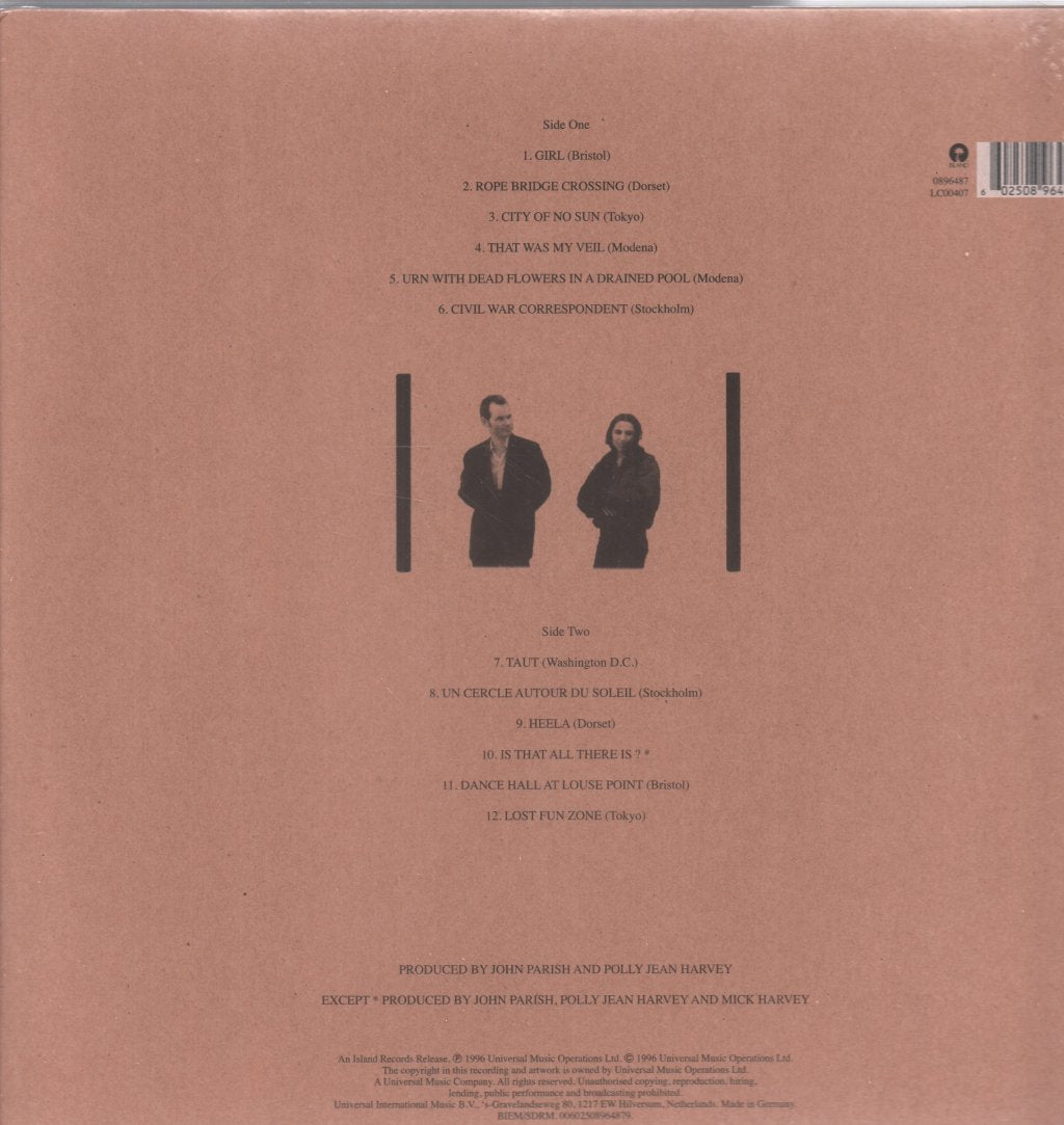 John Parish And Polly Jean Harvey - Dance Hall At Louse Point - Lp