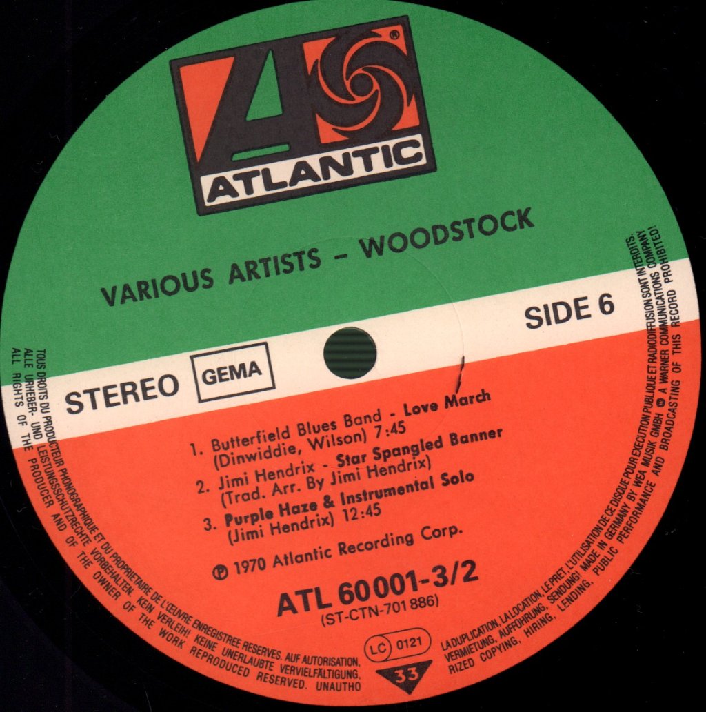 Various Artists - Woodstock - Music From The Original Soundtrack And More - Triple Lp