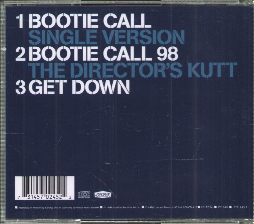 All Saints - Bootie Call - Cd