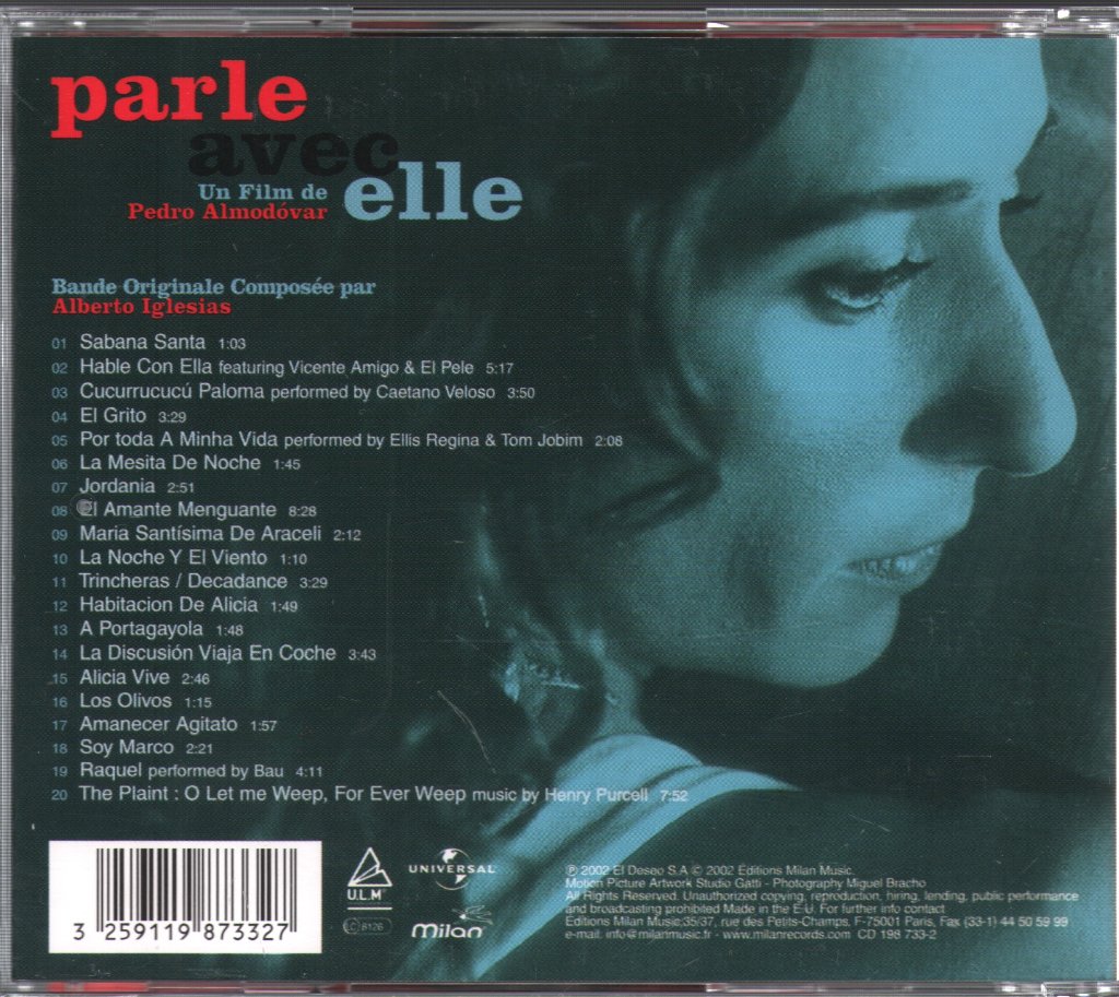 Alberto Iglesias - Parle Avec Elle (Original Soundtrack) - Cd