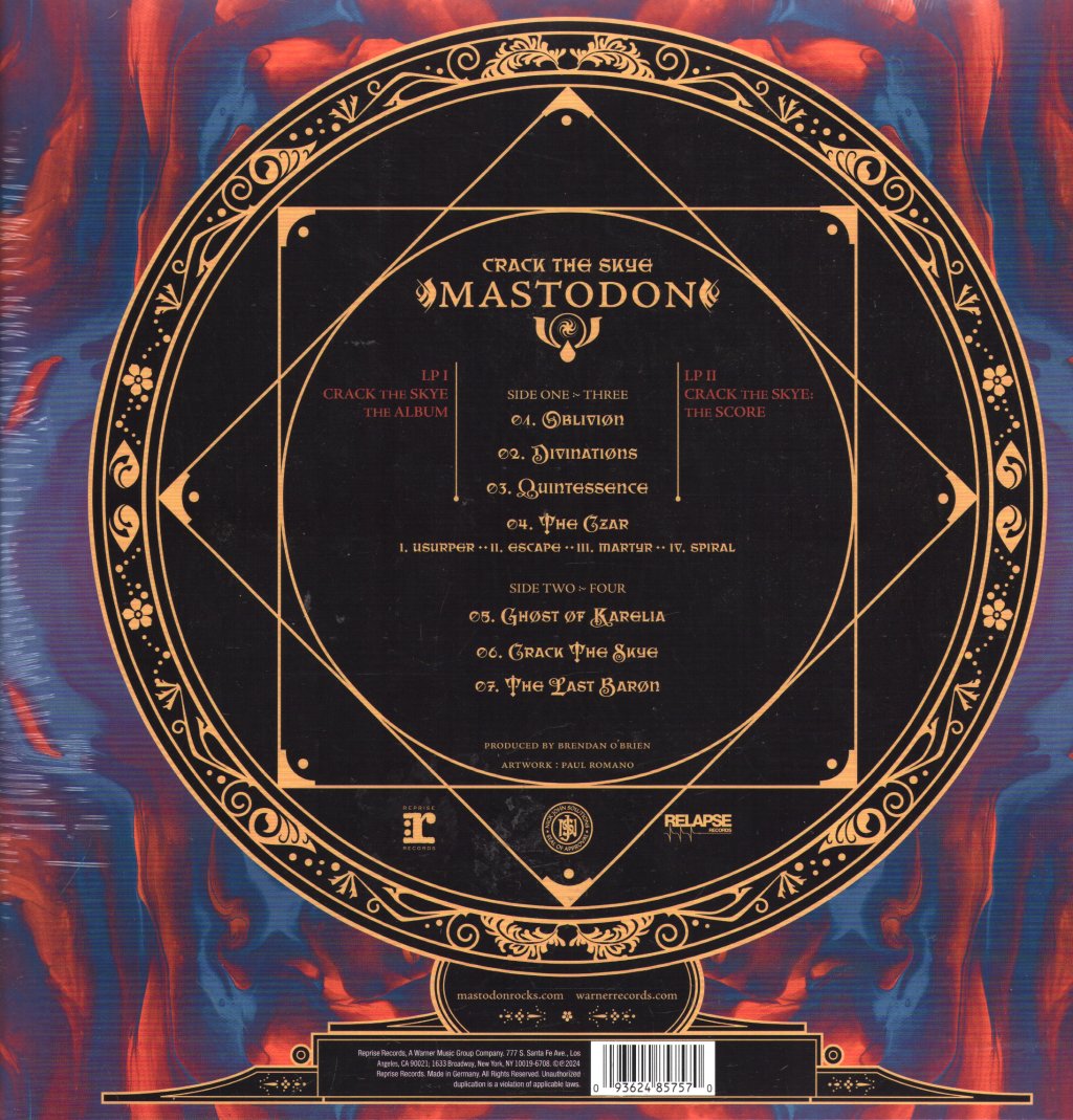 Mastodon - Crack the Skye - Double Lp