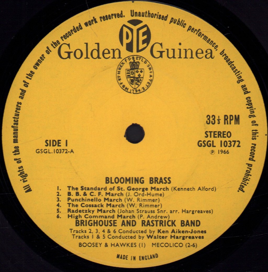 Brighouse And Rastrick Band - Blooming Brass - Lp