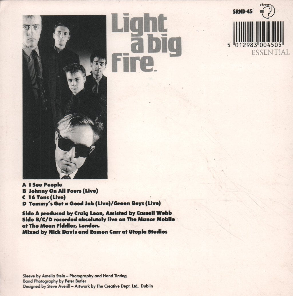 Light A Big Fire - I See People - Double 7 Inch