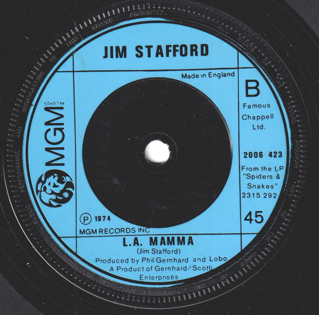 Jim Stafford - My Girl Bill - 7 Inch