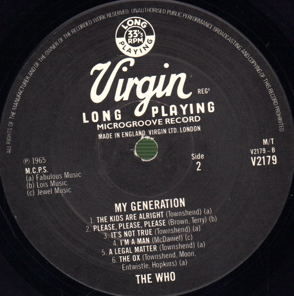 Who - My Generation - Lp