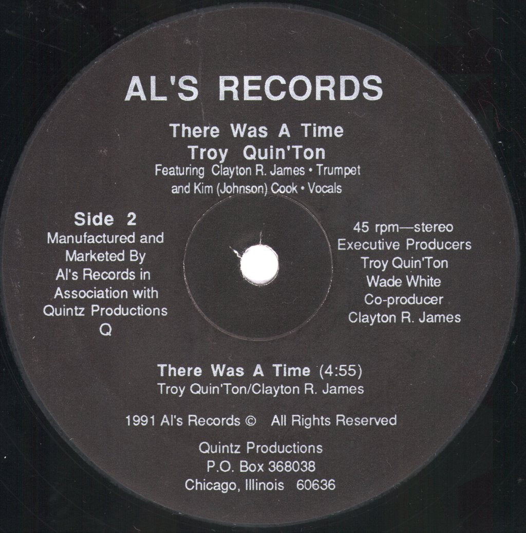 Troy Quin'Ton - There Was A Time - 12 Inch