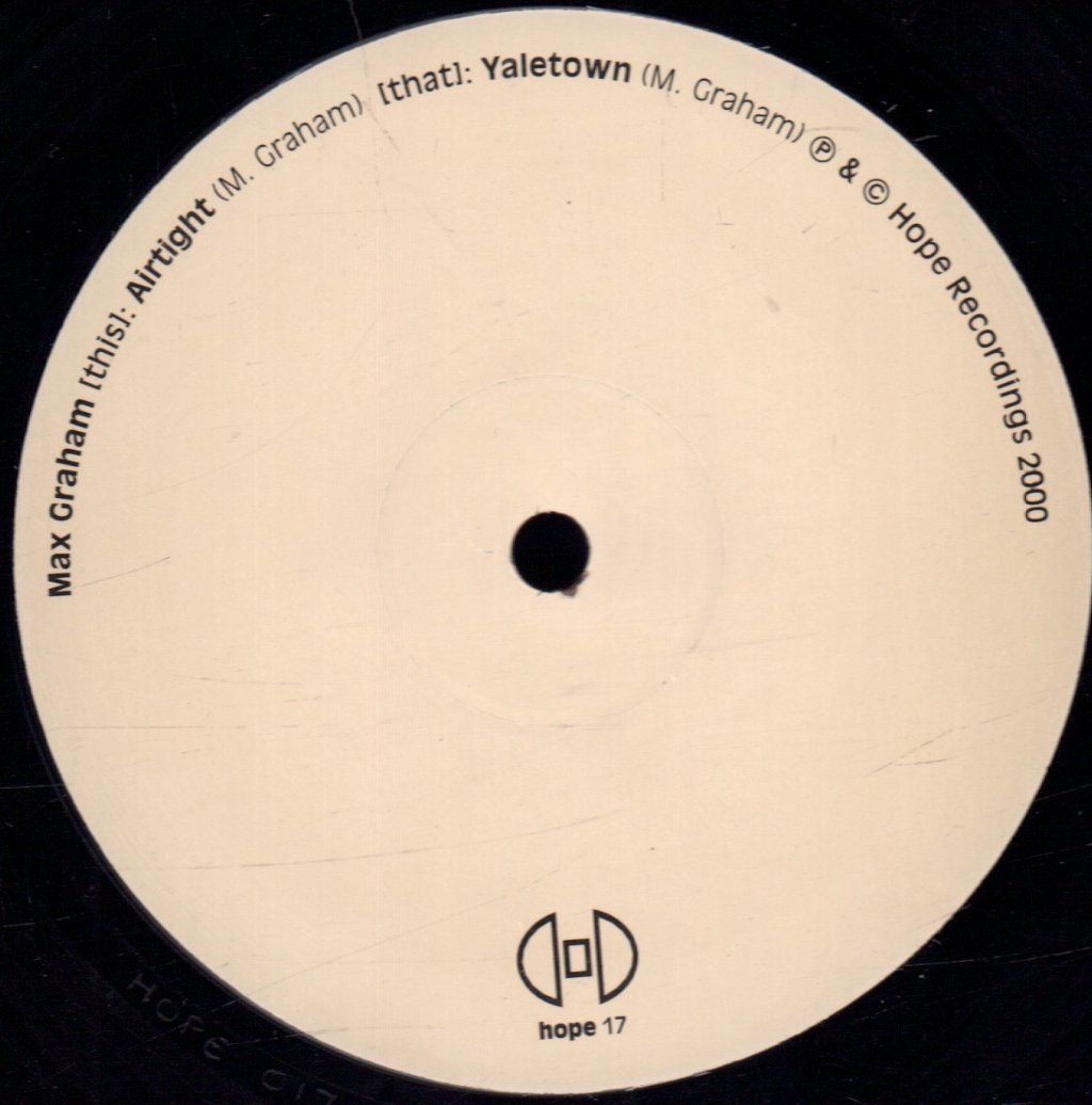 Max Graham - Airtight / Yaletown - 12 Inch