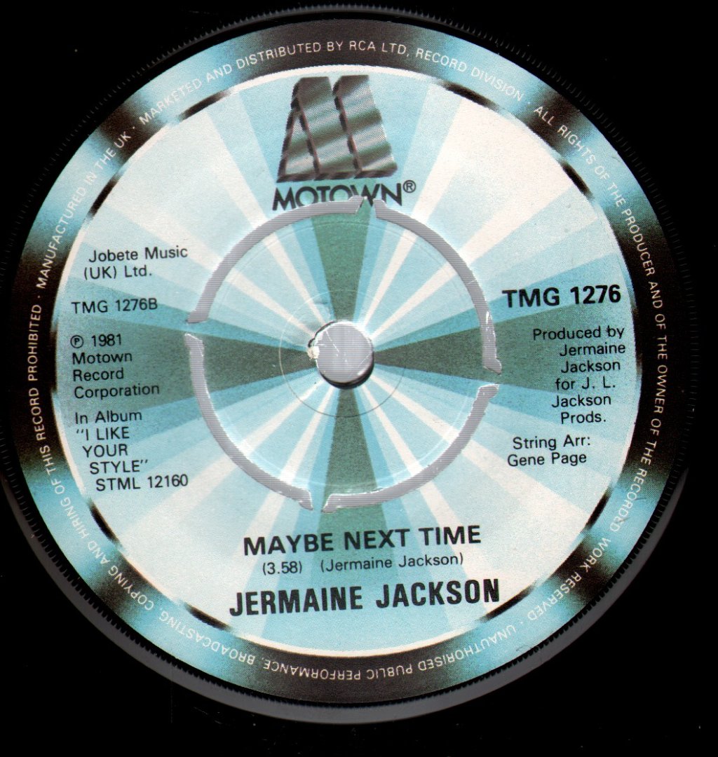 Jermaine Jackson - Let Me Tickle Your Fancy - 7 Inch