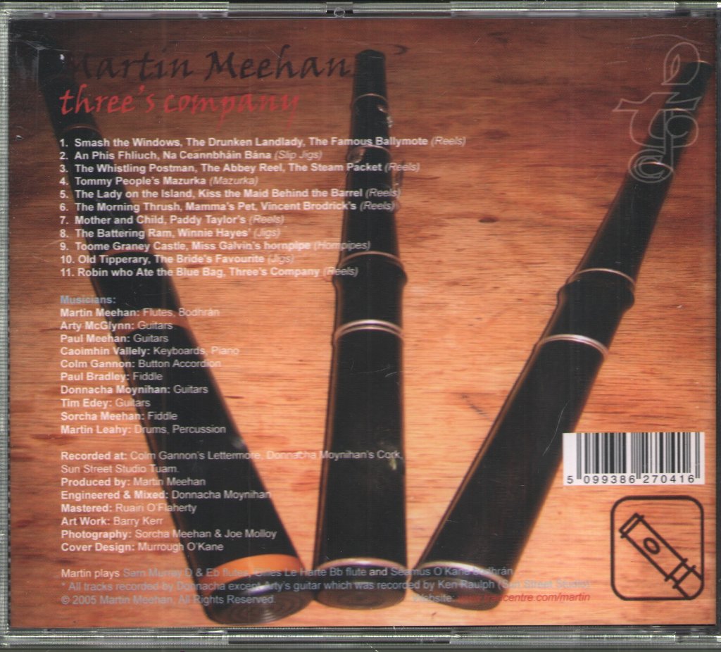 Martin Meehan - Three's Company - Cd