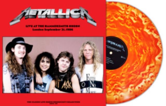 Metallica - Live At the Hammersmith Odeon. London 1986 (Red Cloudy Vinyl) - Lp