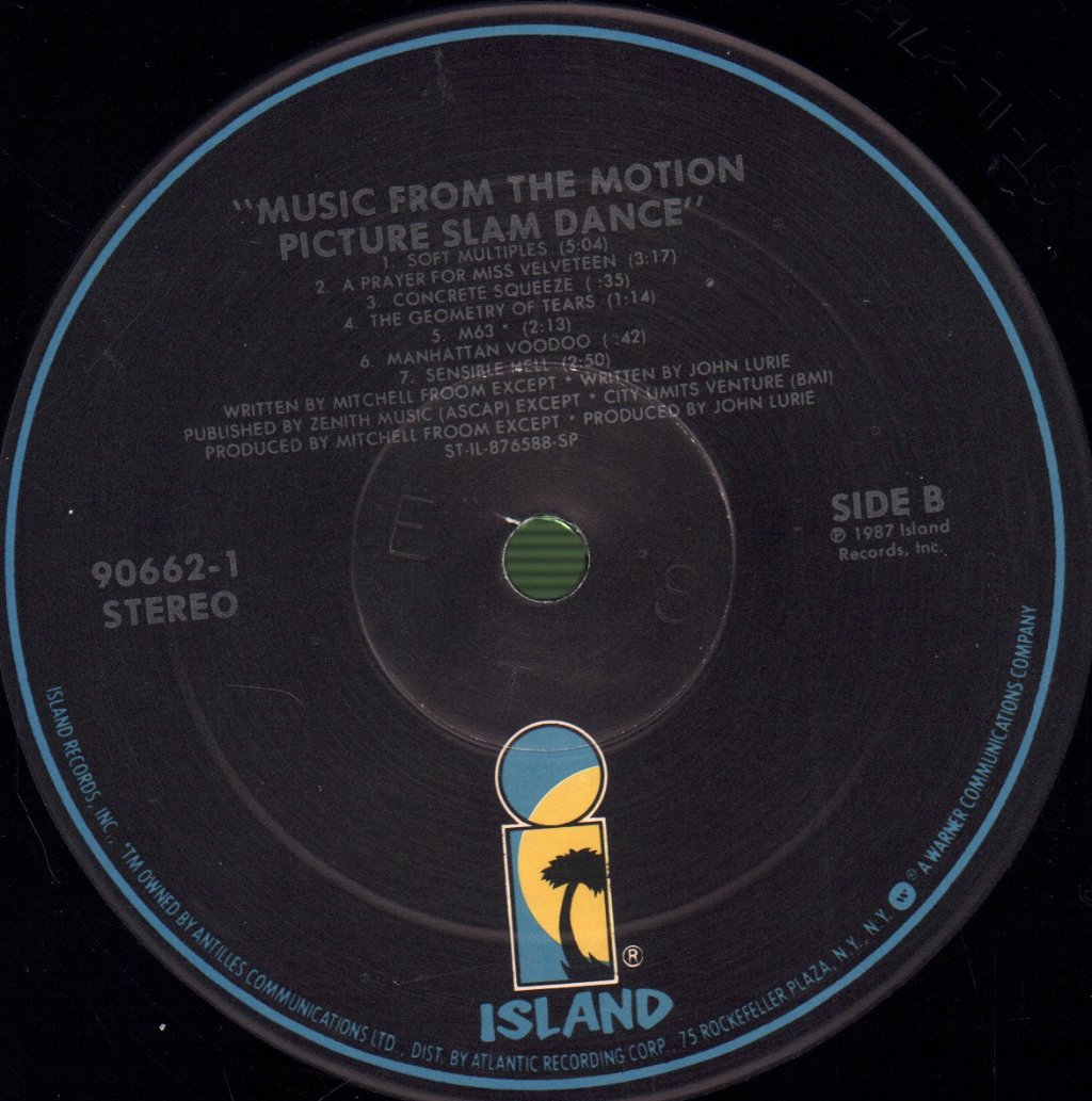 Mitchell Froom - Slam Dance (Original Motion Picture Soundtrack) - Lp