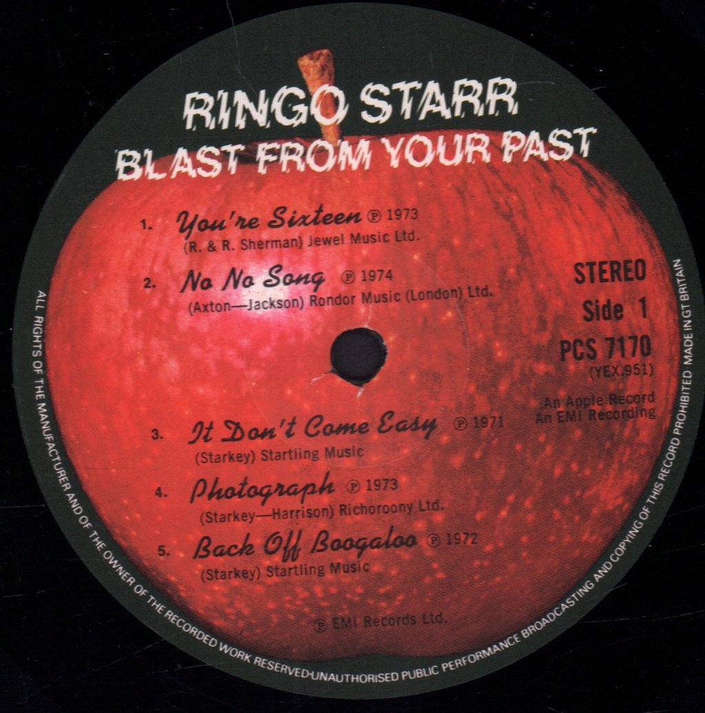 Ringo Starr - Blast From Your Past - Lp