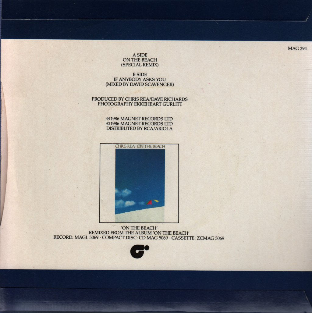 Chris Rea - On The Beach - 7 Inch