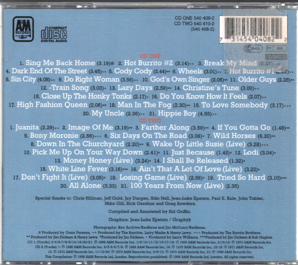 Flying Burrito Bros - Out Of The Blue - Double Cd