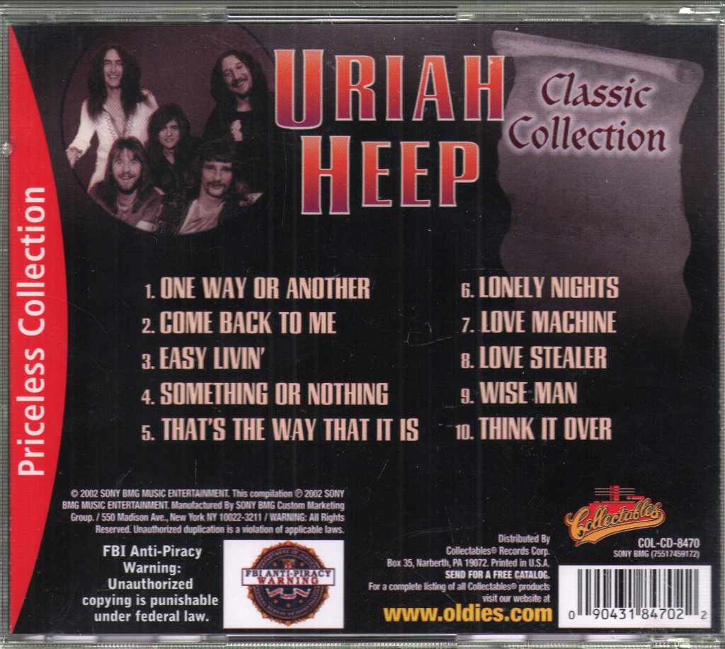 Uriah Heep - Classic Collection - Cd