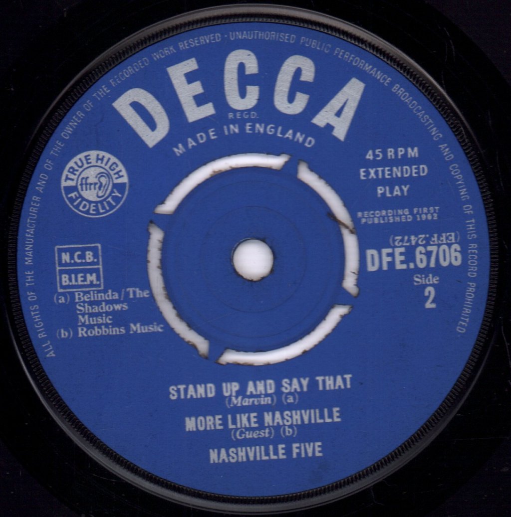Nashville Five - Like Nashville - 7 Inch