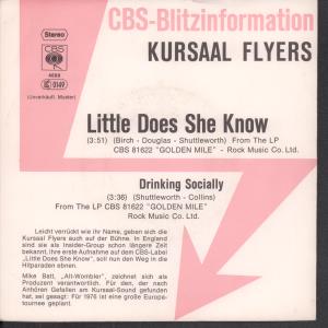 Kursaal Flyers - Little Does She Know - 7 Inch