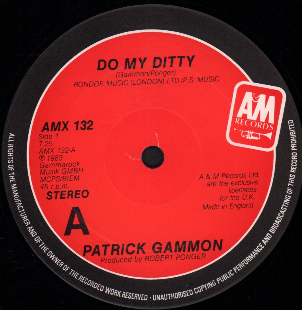 Patrick Gammon - Do My Ditty - 12 Inch