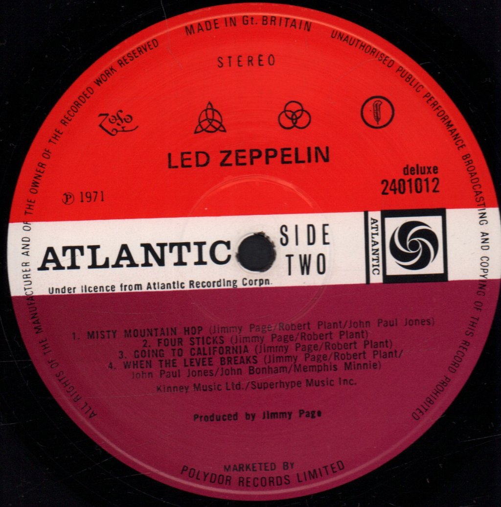 Led Zeppelin - Iv - Lp
