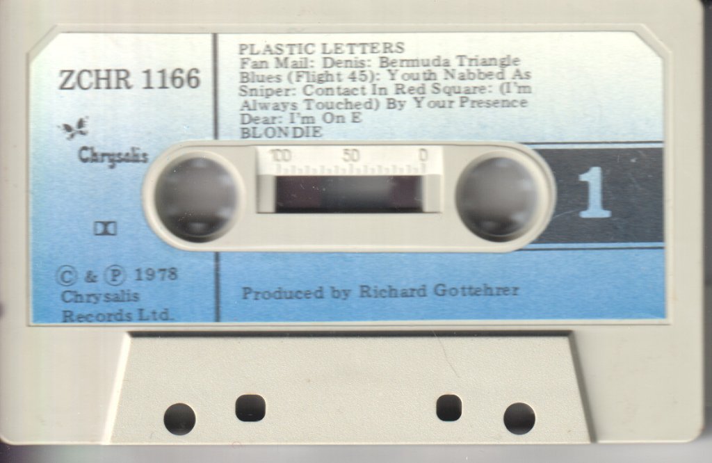 Blondie - Plastic Letters - Cassette
