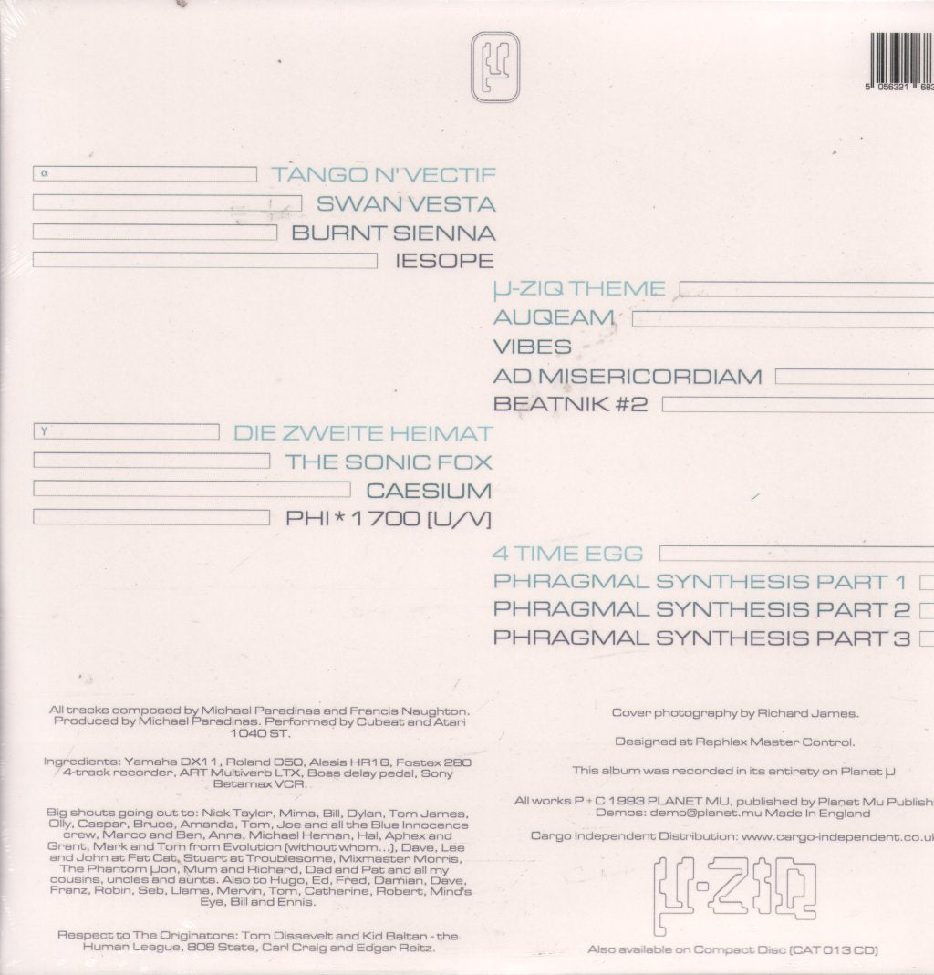 U-Ziq - Tango N'vectif - Double Lp