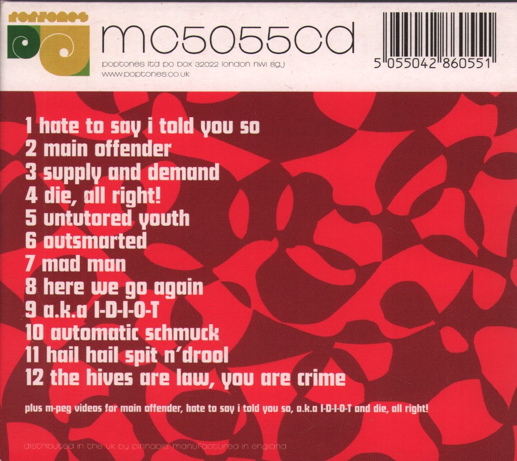 Hives - Your New Favourite Band - Cd