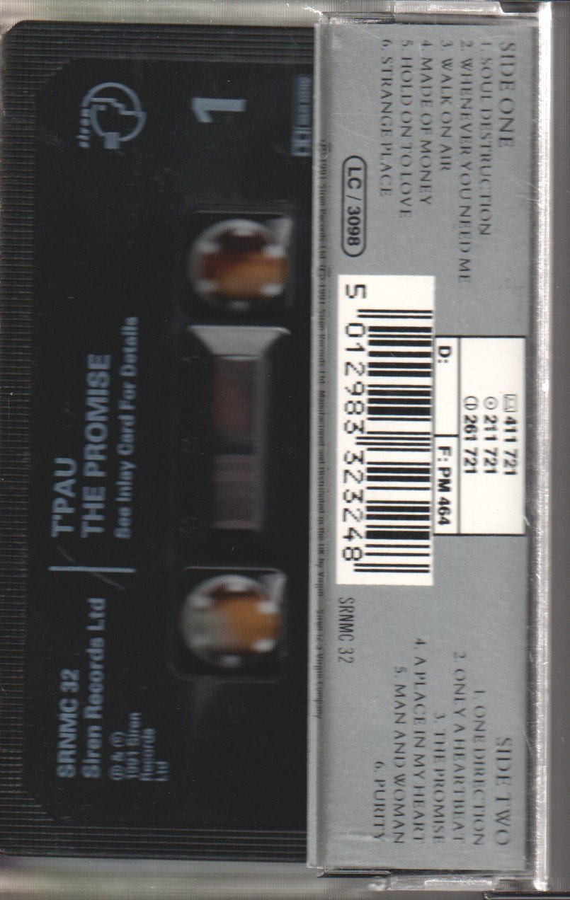 T'PAU - Promise - Cassette