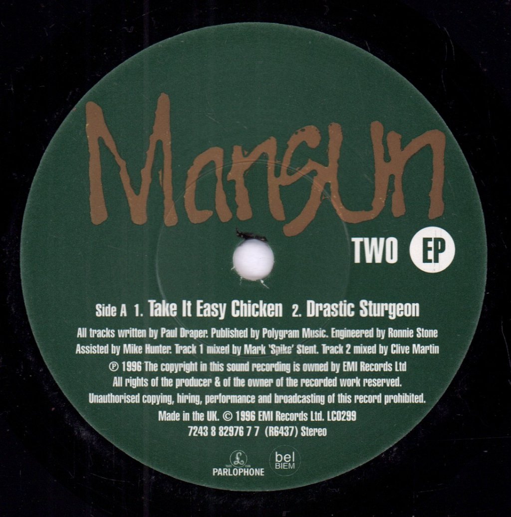 Mansun - Take It Easy Chicken - 7 Inch