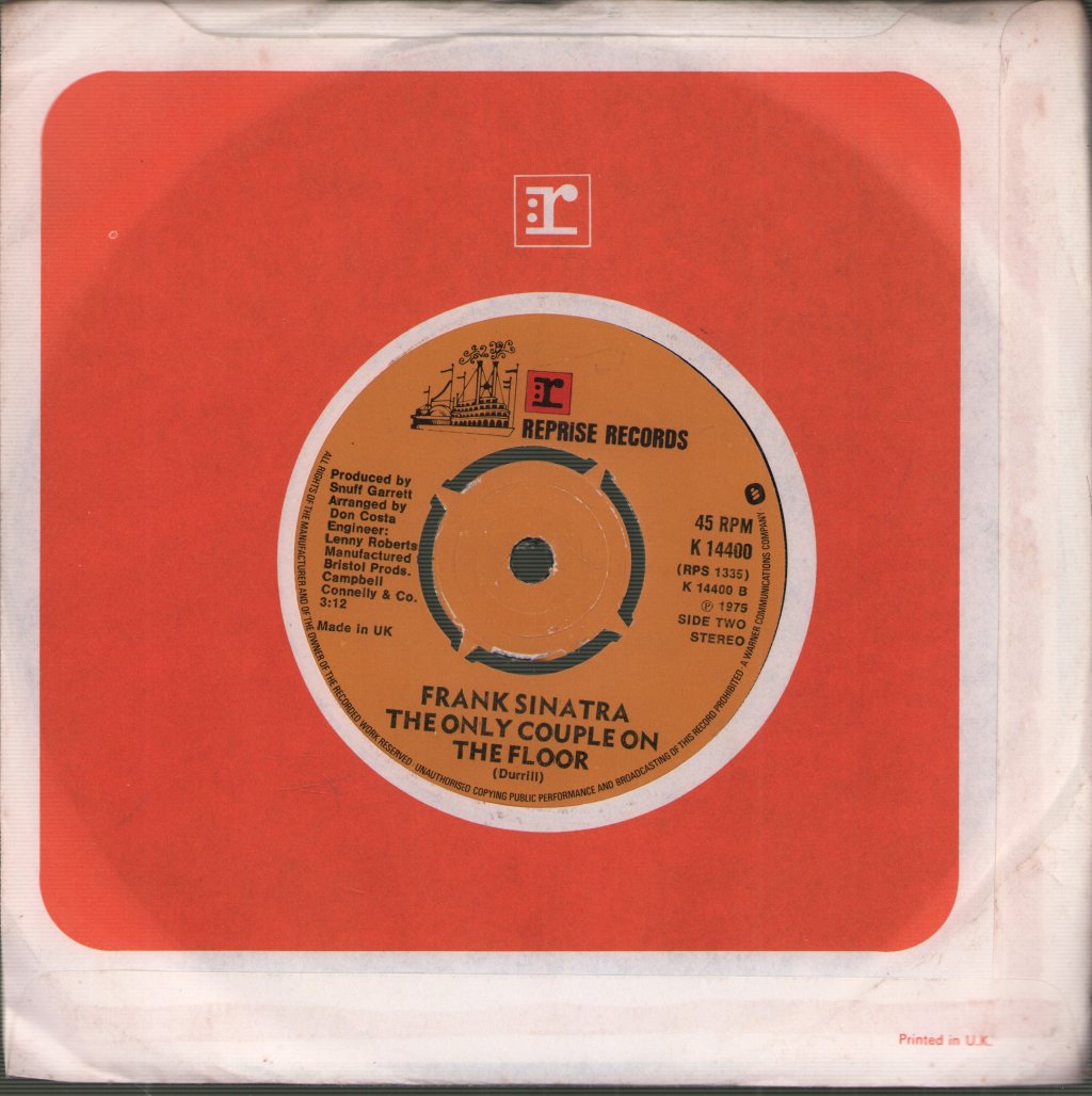 Frank Sinatra - I Believe I'm Gonna Love You - 7 Inch