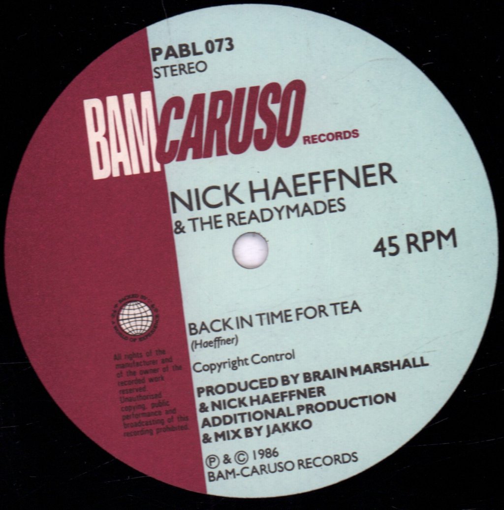 Nick Haeffner And The Readymades - Back In Time For Tea - 12 Inch