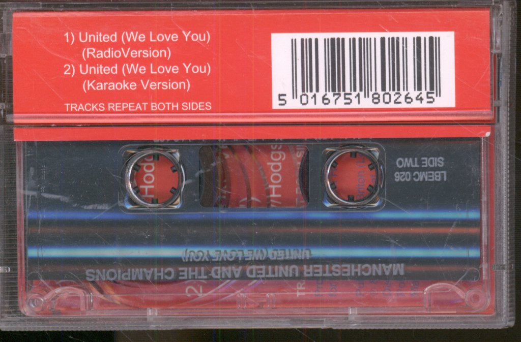 Manchester United Football Team - United (We Love You) - Cassette