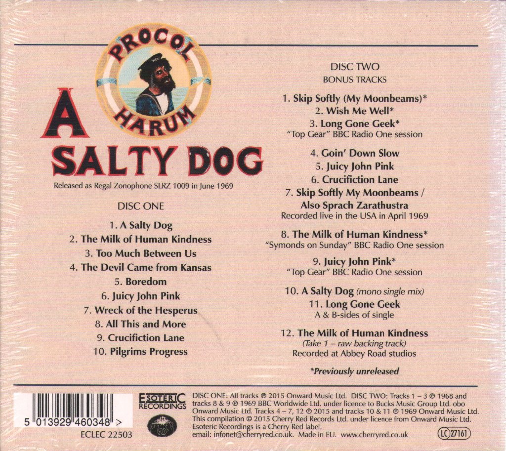 Procol Harum - A Salty Dog - Cd Set
