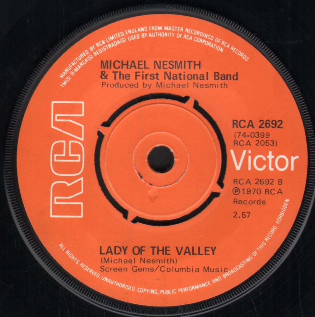 Michael Nesmith And The First National Band - Silver Moon - 7 Inch