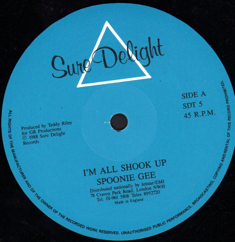 Spoonie Gee - I'm All Shook Up - 12 Inch
