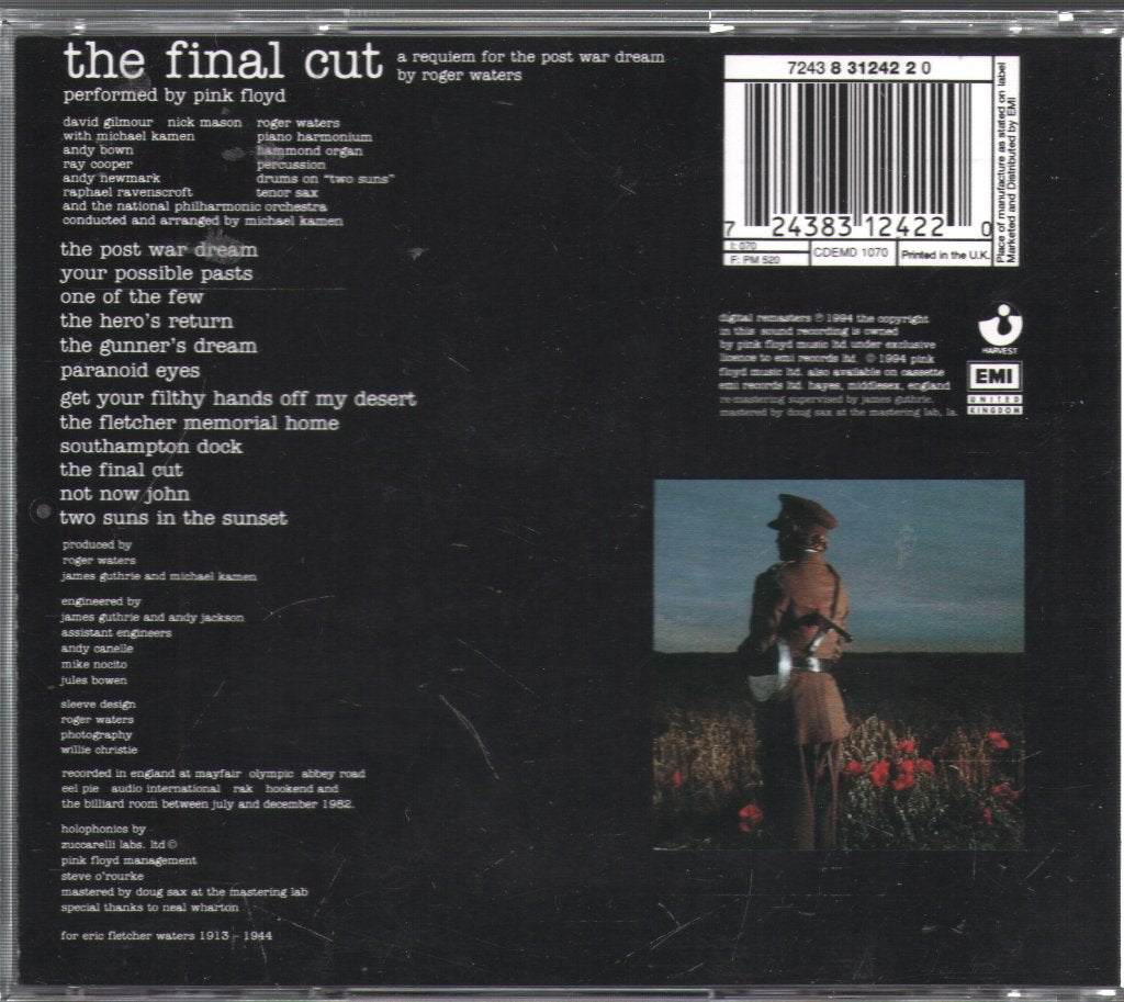 Pink Floyd - Final Cut - Cd